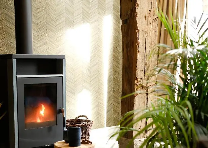 بيت خشبي Landgoed Scholten Linde *